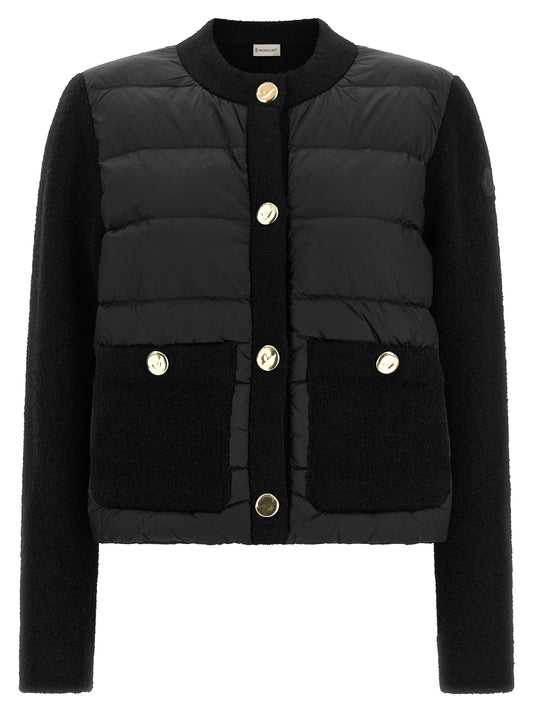 Moncler Black Polyamide Full-Length Jacket