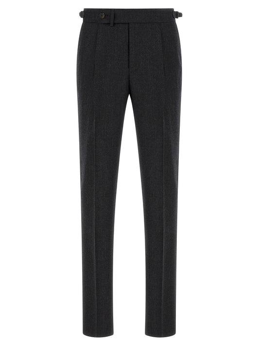 Pal Zileri Gray Wool Dress Pants