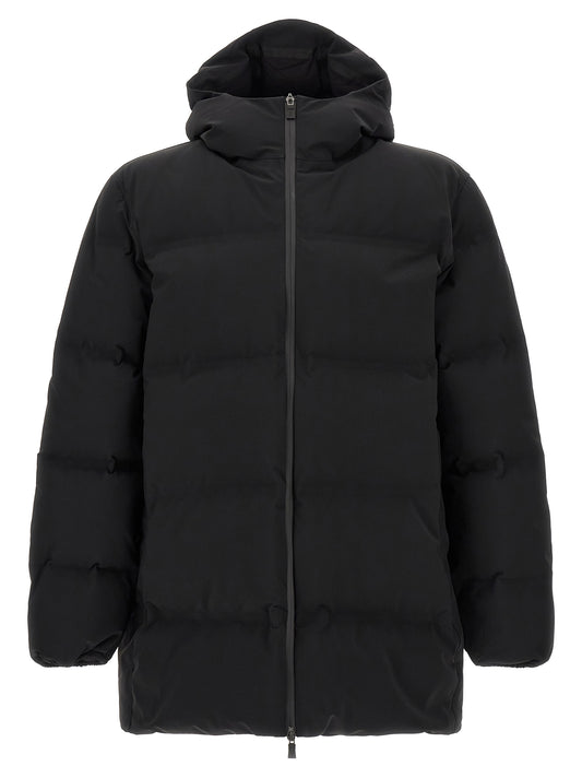Herno Black Polyamide Full-Length Jacket