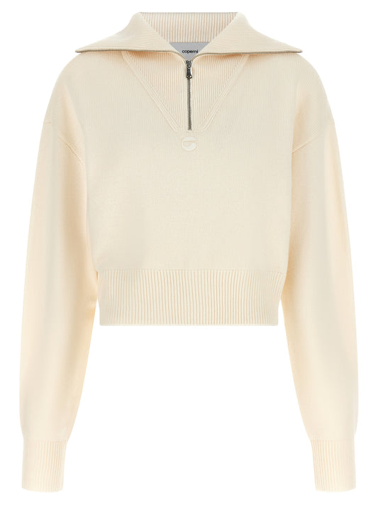 Coperni White Cashmere Cardigan