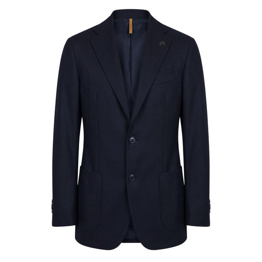Roberto Pepe Luxury Blue Viscose Men Jacket