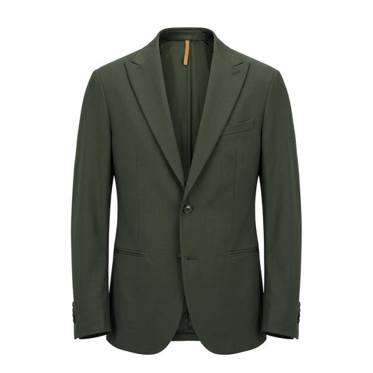 Roberto Pepe Luxury Green Viscose Men's Jacket