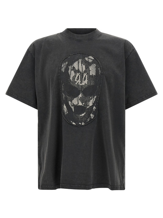 44 Label Group Black Cotton T-Shirt