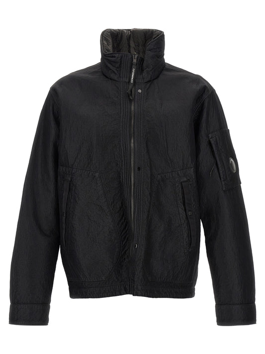 C.P. Company Black Polyamide Shell Jacket