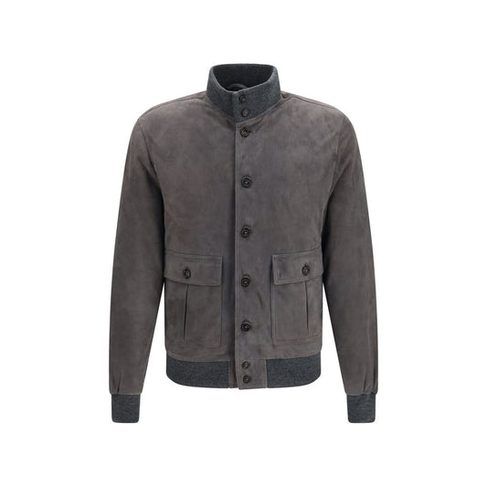 Valstar Brown Calf Leather Bos Taurus Bomber