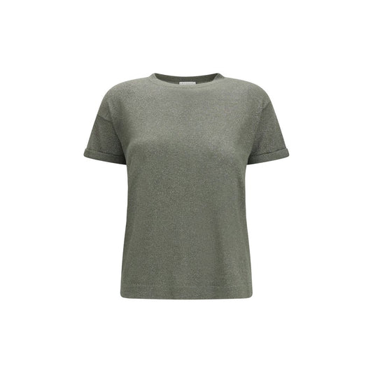 Brunello Cucinelli Bicolor Nylon T-Shirt