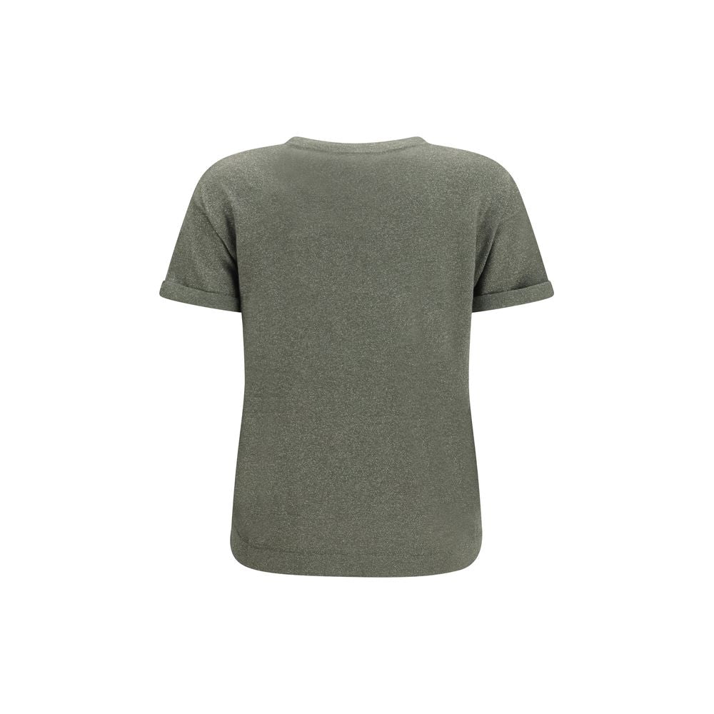 Brunello Cucinelli Bicolor Nylon T-Shirt