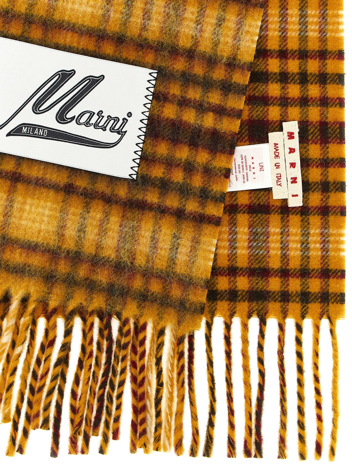 Marni Multicolor Virgin Wool Foulard