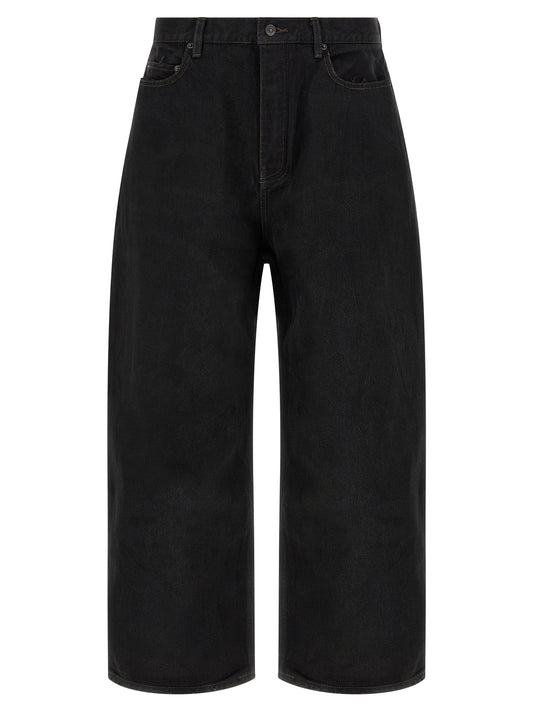 Balenciaga Black Cotton Jeans Denim
