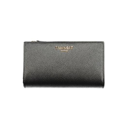 Twinset Black Polyurethane Women's Wallet