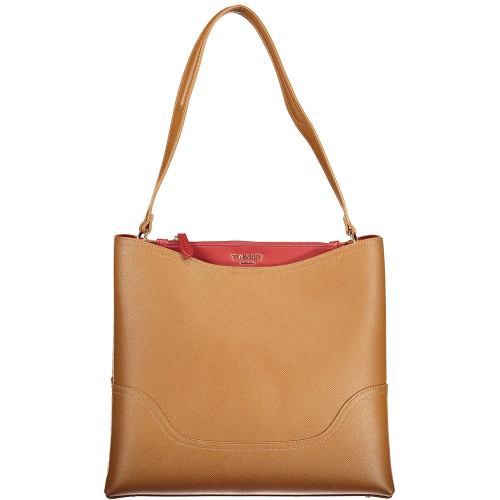 Twinset Brown Polyurethane Women's Bag