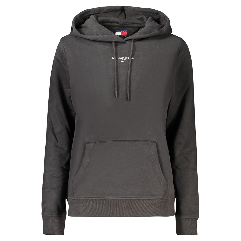 Tommy Hilfiger Black Cotton Women's Sweatshirt