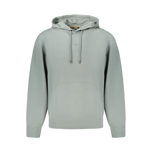 Hugo Boss Green Cotton Sweatshirt