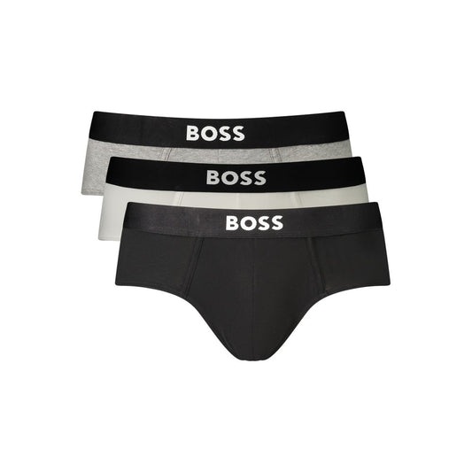 Hugo Boss Black Cotton Briefs