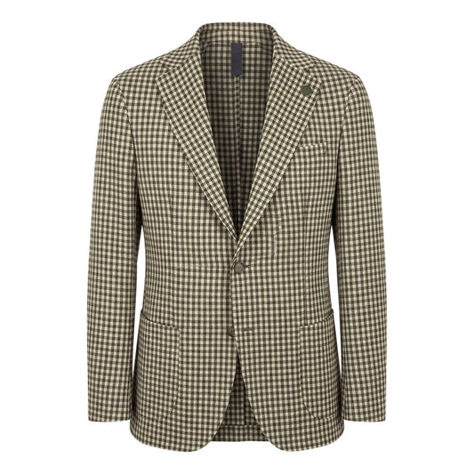 Roberto Pepe Luxury Green Viscose Men's Jacket