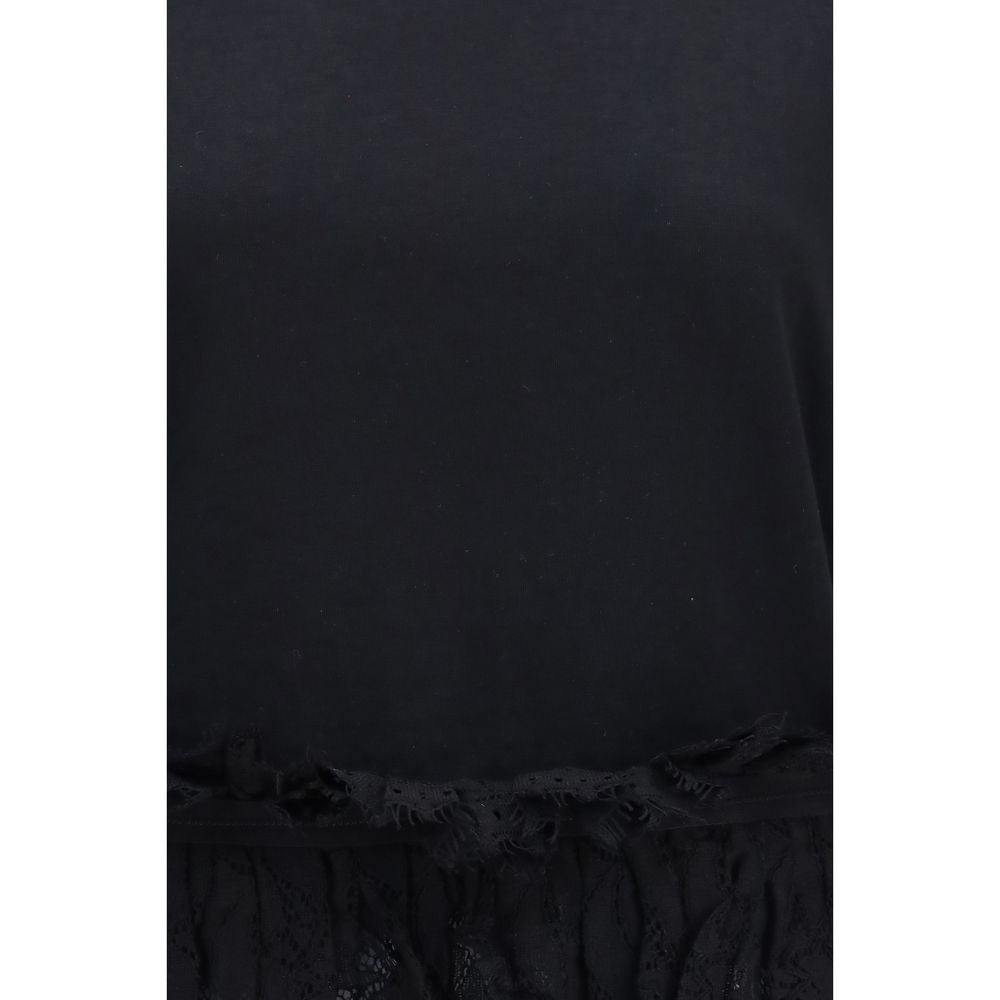Alexander McQueen Black Cotton T-Shirt