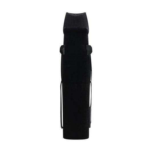 Self-Portrait Black Polyester Casual Dress