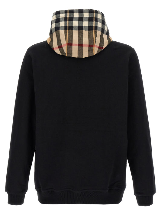 Burberry Black Cotton Sweatshirt