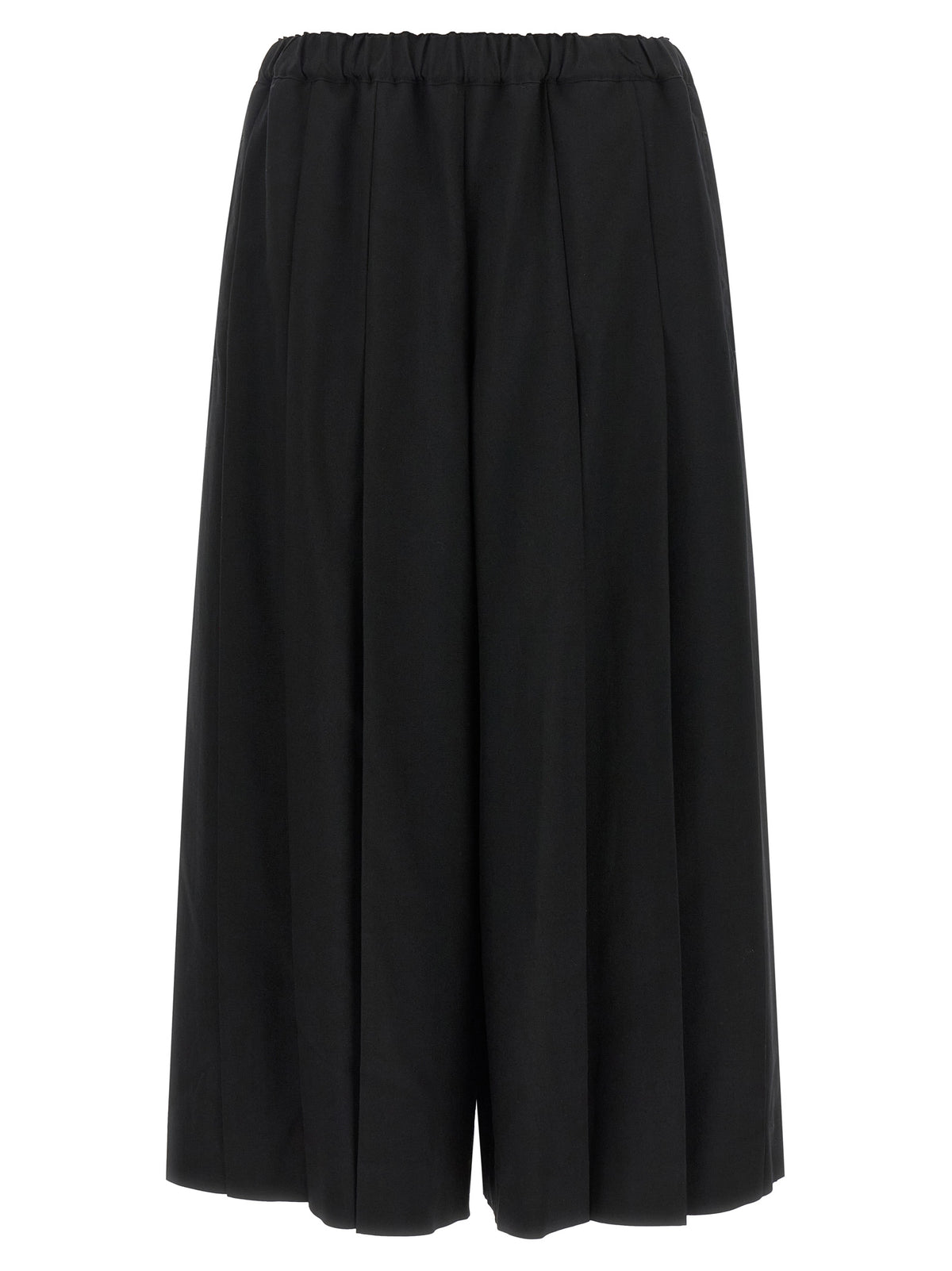 Comme Des Garçons Black Wool Casual Pants