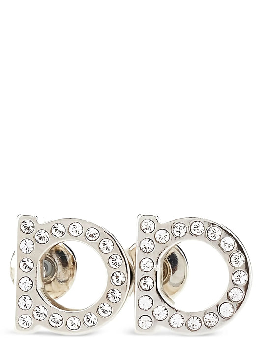 Ferragamo Silver Brass Earrings