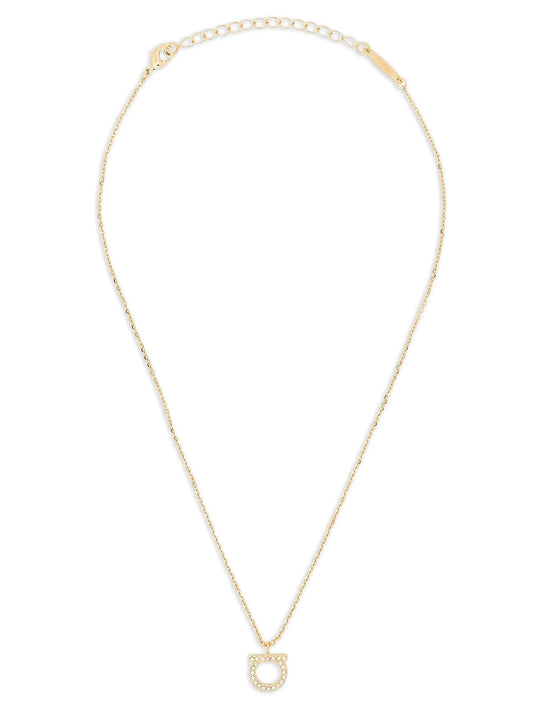 Ferragamo Gold Brass Necklace