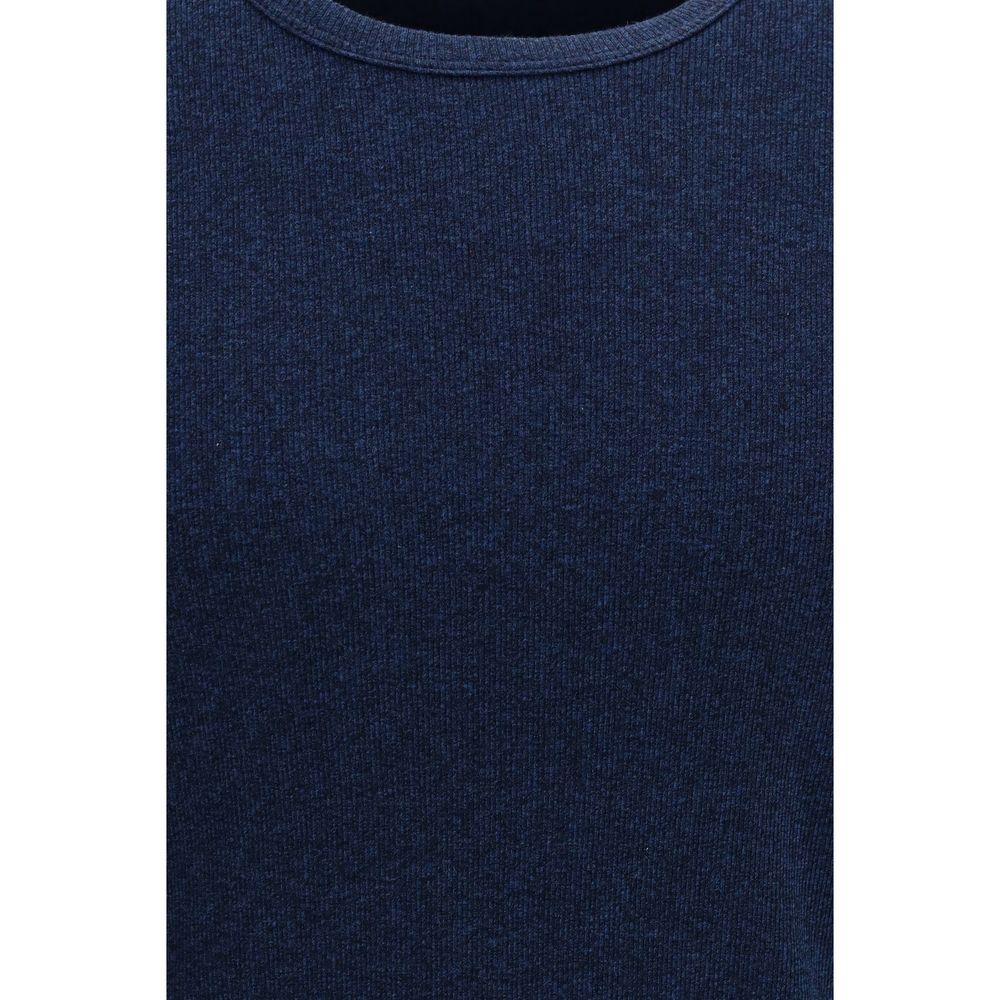 Brunello Cucinelli Blue Cotton T-Shirt