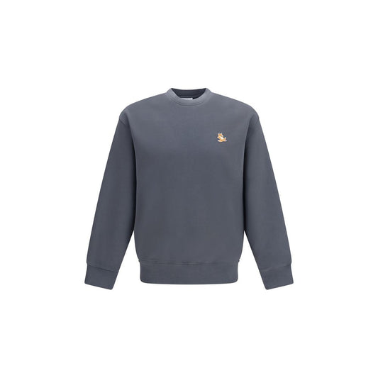 Maison Kitsuné Gray Organic Cotton Sweatshirt