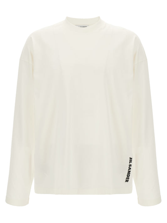 Jil Sander White Cotton T-Shirt