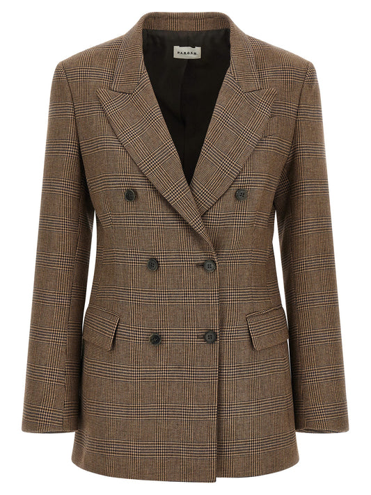 P.A.R.O.S.H. Brown Viscose Blazer