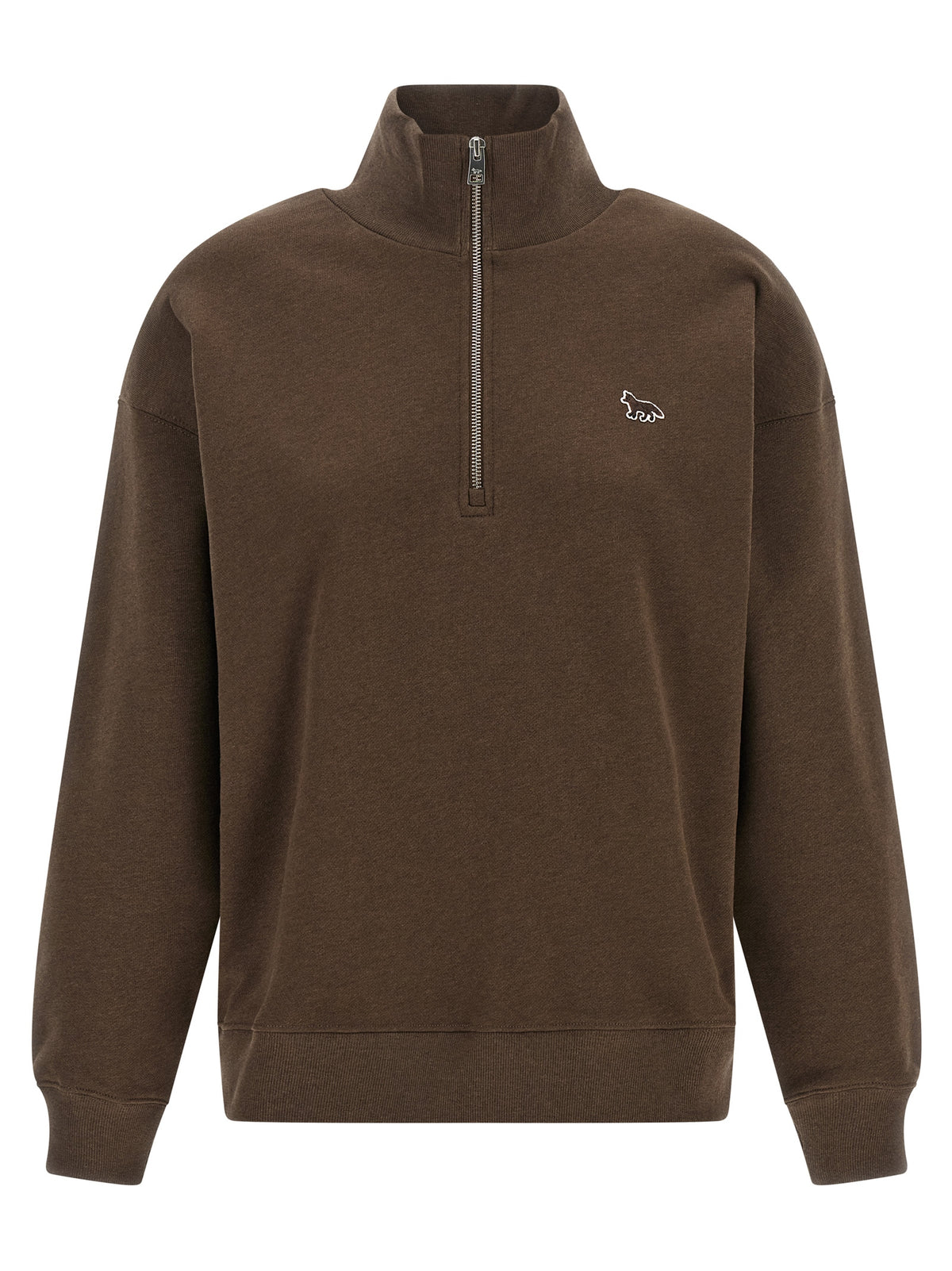 Maison Kitsuné Brown Organic Cotton Sweatshirt