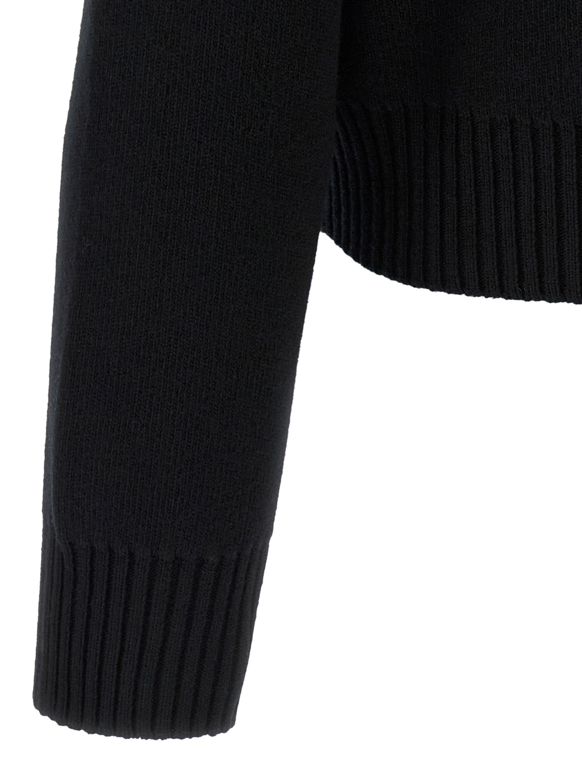 Dolce & Gabbana Black Virgin Wool Cardigan