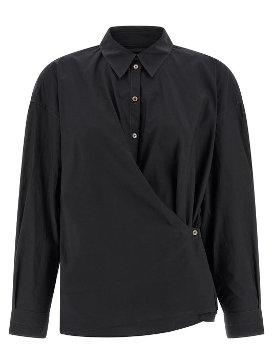 Lemaire Black Cotton Blouse