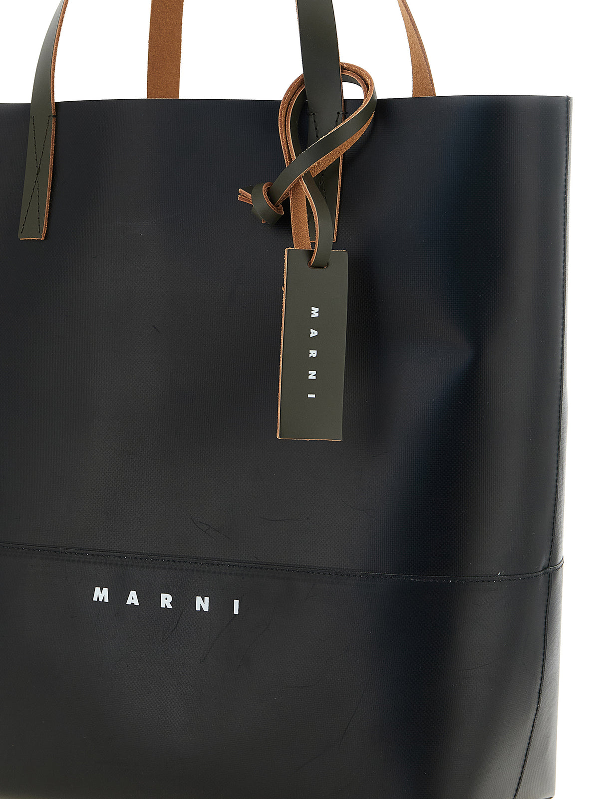 Marni Black Polyester Tote Bag
