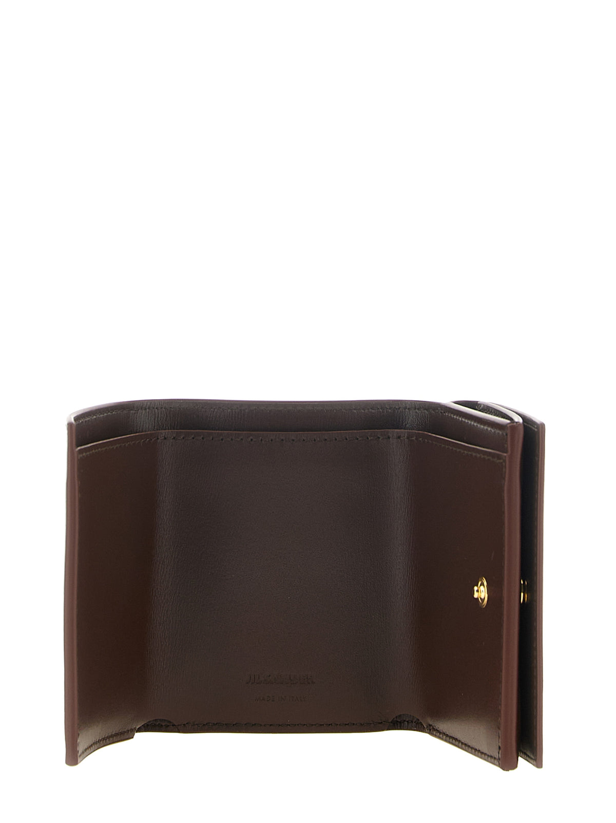 Jil Sander Brown Calfskin Cardholder