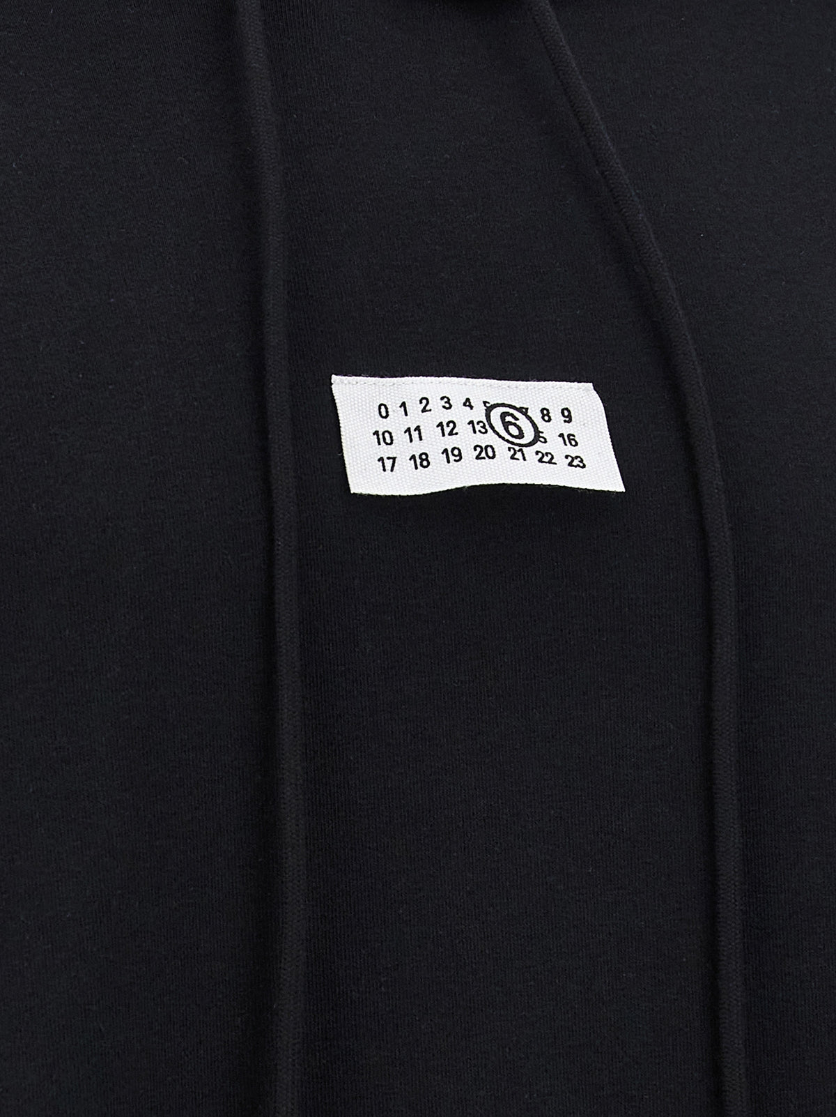 MM6 Maison Margiela Black Cotton Sweatshirt