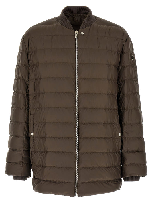 Rick Owens Brown Polyester Bomber
