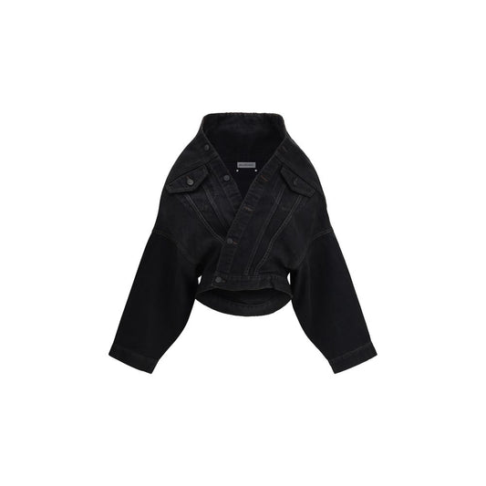Balenciaga Black Cotton Denim Jacket