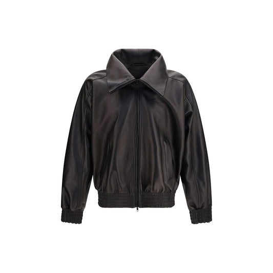 Balenciaga Black Lamb Ovis Aries Leather Jacket