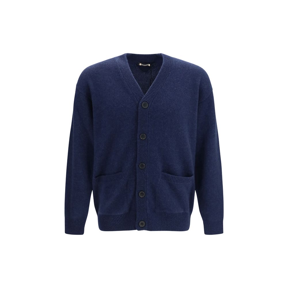 Prada Blue Cashmere Cardigan