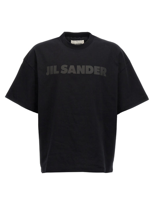 Jil Sander Black Cotton T-Shirt