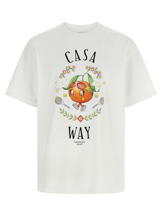 Casablanca White Organic Cotton Sportswear
