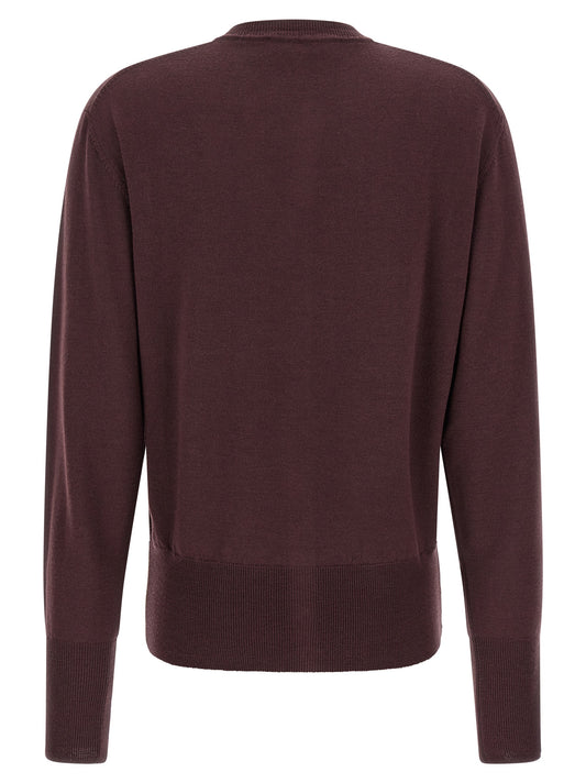 Vivienne Westwood Bordeaux Wool Cardigan