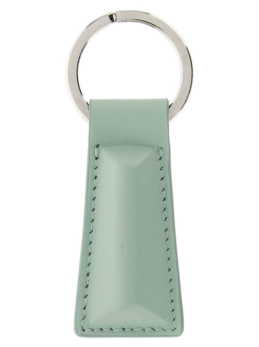 Jil Sander Bicolor Calfskin Keychain