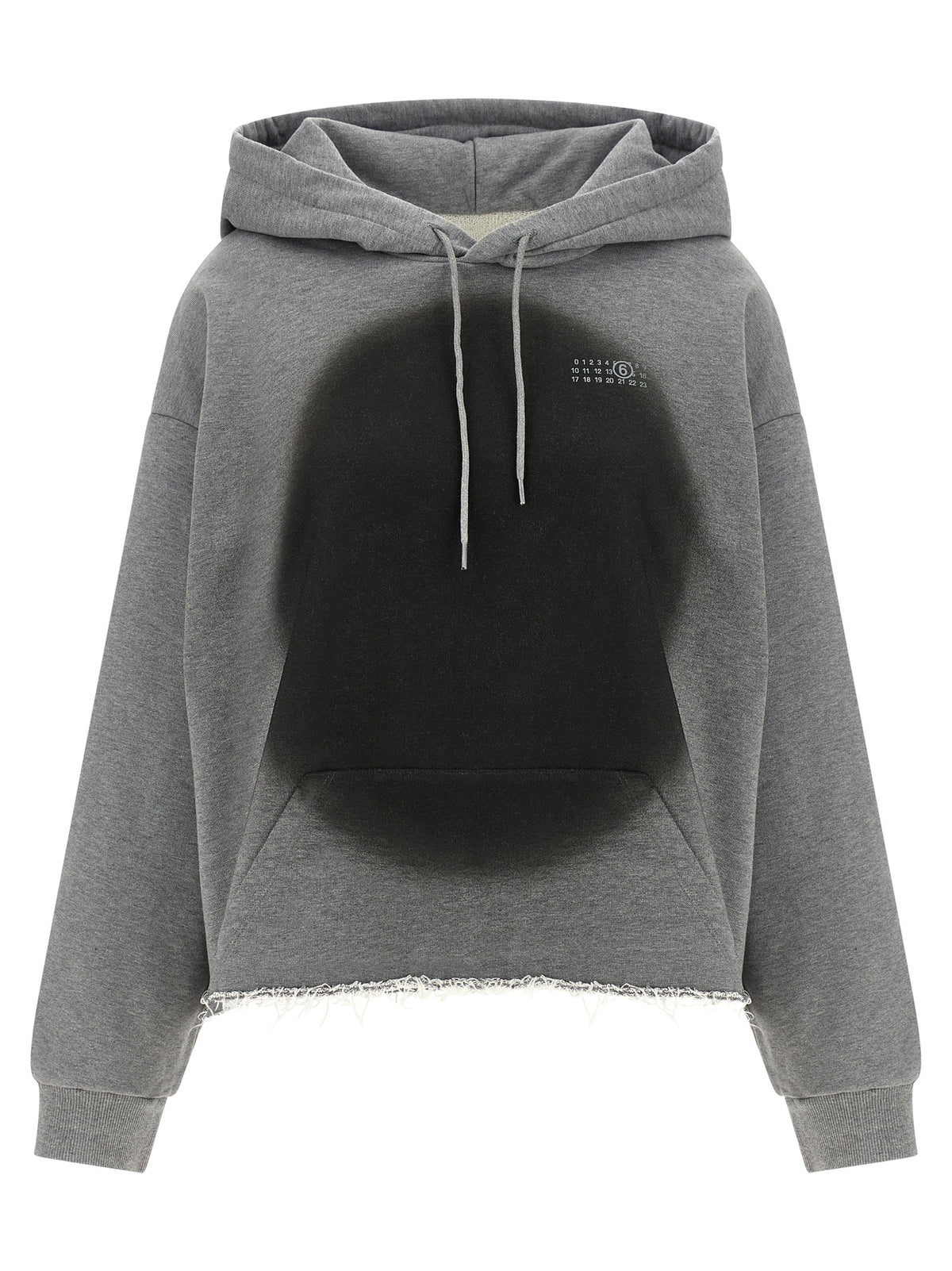 MM6 Maison Margiela Gray Cotton Sweatshirt