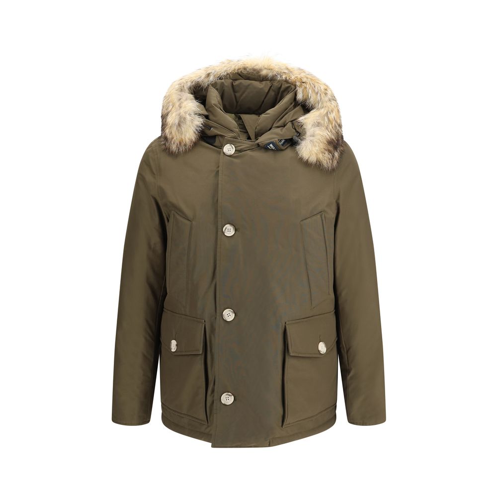 Woolrich Bicolor Cotton Parka