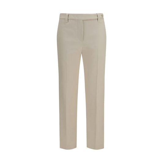 Brunello Cucinelli Beige Cotton Dress Pants