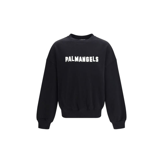 Palm Angels Black Cotton Sweatshirt