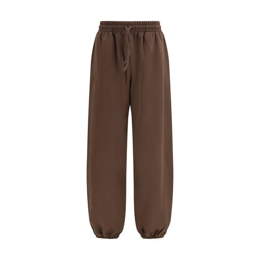 Palm Angels Brown Cotton Joggers (Workout Pants)
