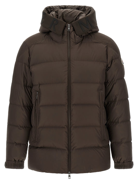 Moncler Brown Polyester Full-Length Jacket