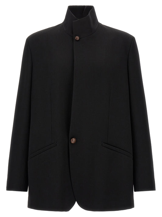 ZEGNA Black Wool Blazer